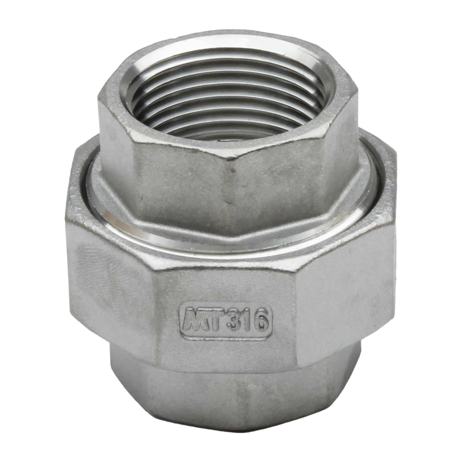 8330 Enlace 3 Piezas Junta Plana PTFE