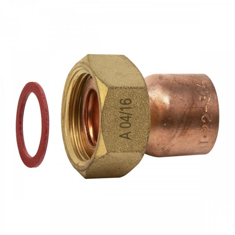 86359 Racor Dos Piezas Recto H-Cu