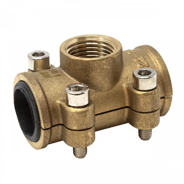 86363 Abrazadera Tapaporos Con Derivación