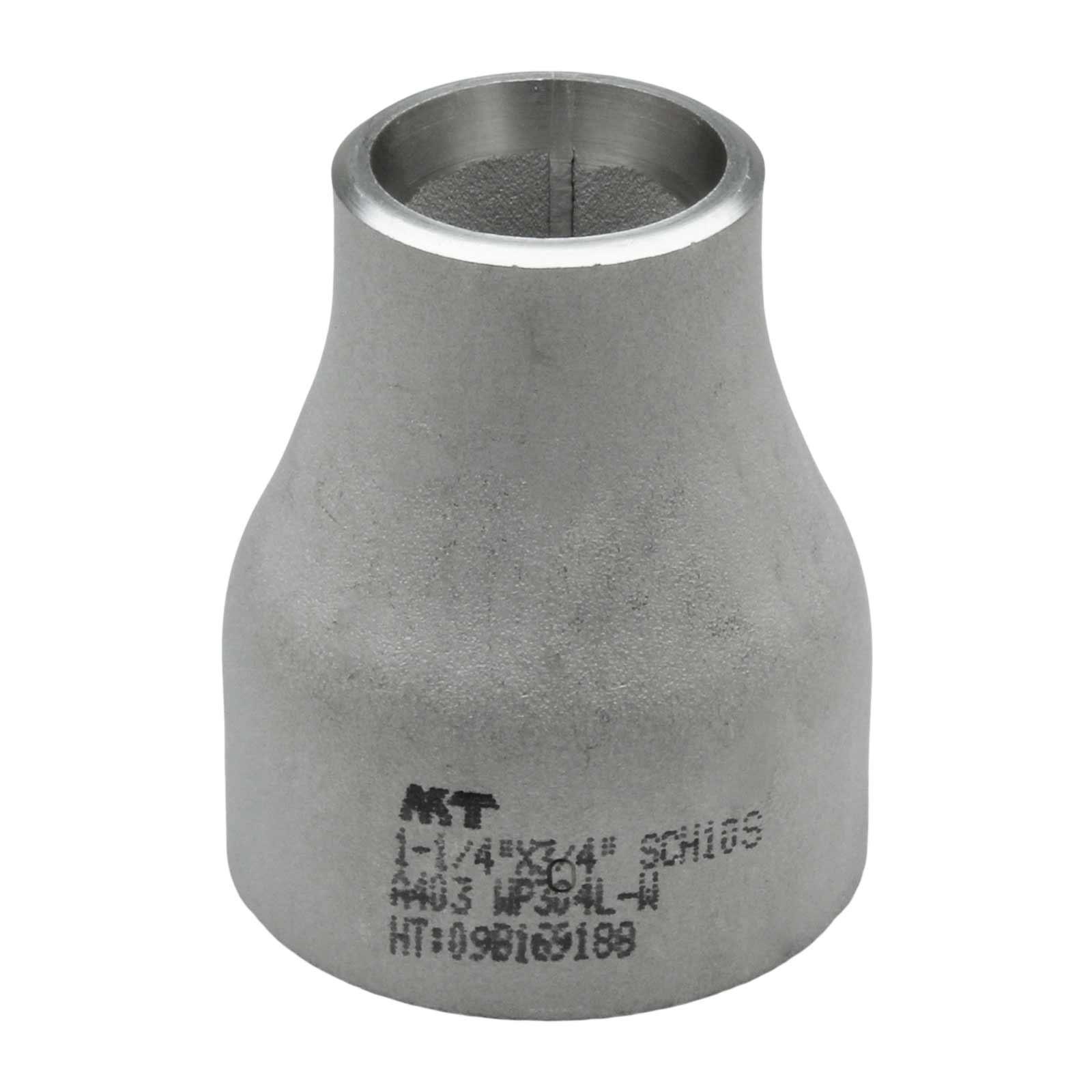 SS24016 Reducción Concéntrica Sch 10 A-316L Sin Soldadura