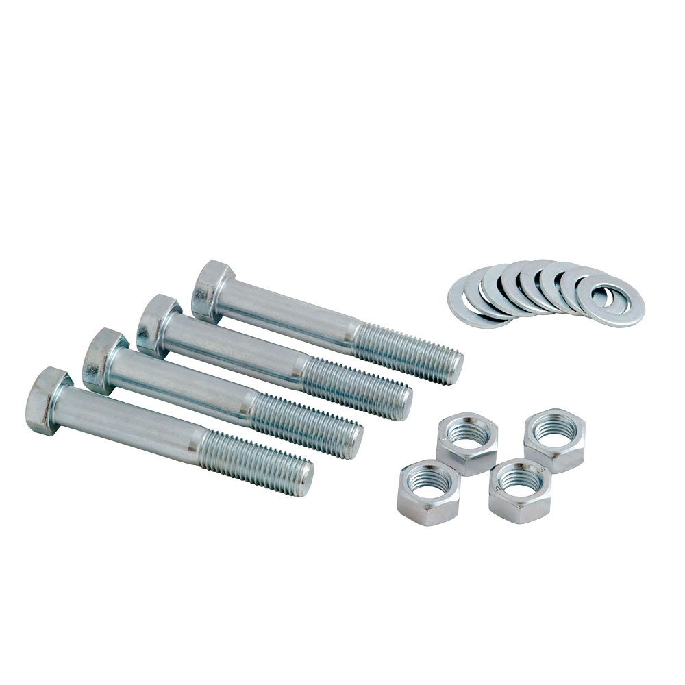 STZ93120 Set de 4 unidades: Tornillos Zinc 8.8 DIN931 M20 + Tuercas + Arandelas