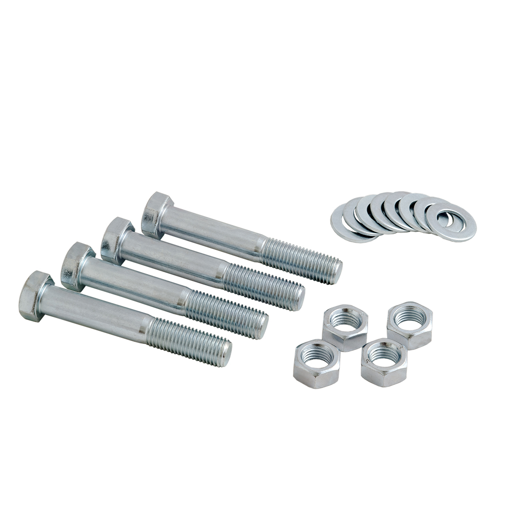 STZ93116 Set de 4 unidades: Tornillos Zinc 8.8 DIN931 M16 + Tuercas + Arandelas
