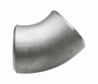 SS04116 Codo 45º Radio Largo Sch 10 A-316L Sin Soldadura