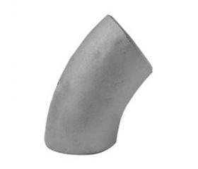 SS04116 Codo 45º Radio Largo Sch 10 A-316L Sin Soldadura