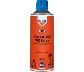 FOODLUBE® WD SPRAY Aerosol lubricante e hidrófugo con PTFE.