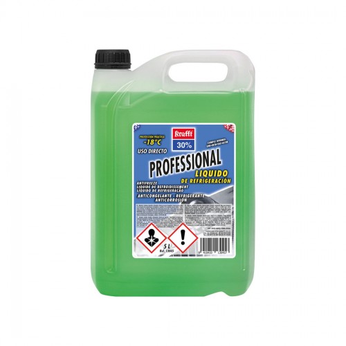 Anticongelante Refrigerante CC. 30% 5 L Verde - Transparente. Plástico