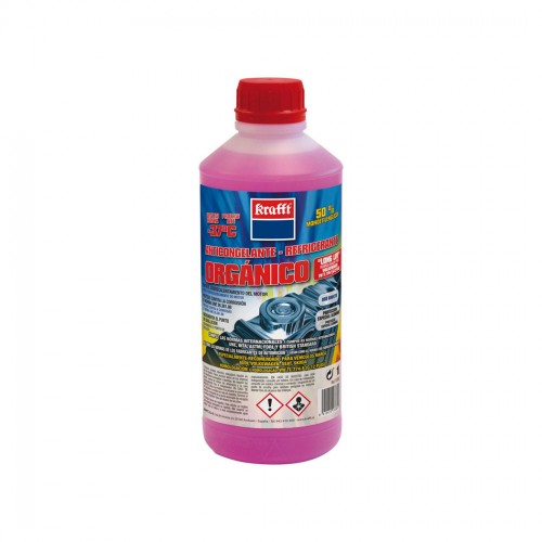 Anticongelante Refrigerante Energy Plus CC. 50% (G-12) Orgánico 1 L Violeta transparente. Plástico