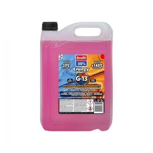 Anticongelante Refrigerante Energy Plus CC. 50% (G13) 5 L Violeta. Plástico