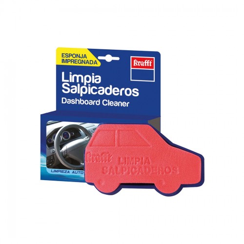 Esponja Limpiasalpicaderos 1 ud. Rojo y negro Cartón