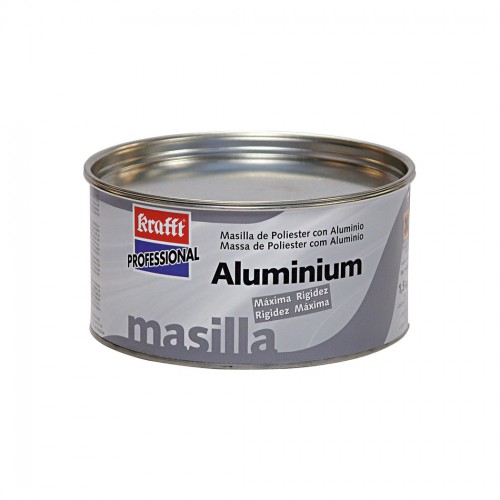 Masilla Aluminium 1.5 kg Pasta sin aire - Gris metálico. Metal