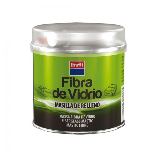 Masilla Fibra de Vidrio 250 g Amarillo. Metal