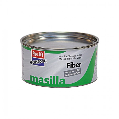 Masilla Fiber 1.4 kg Pasta fibrosa - Gris verdoso. Metal