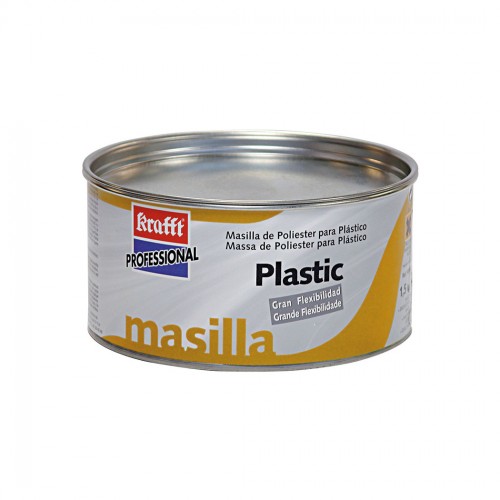 Masilla Pastic 1.2 kg Pasta sin grumo - Gris claro. Metal