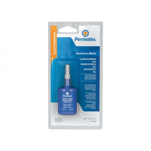 Medium Strength Threadlocker Blue 10 ml Líquido - Azul. Plástico