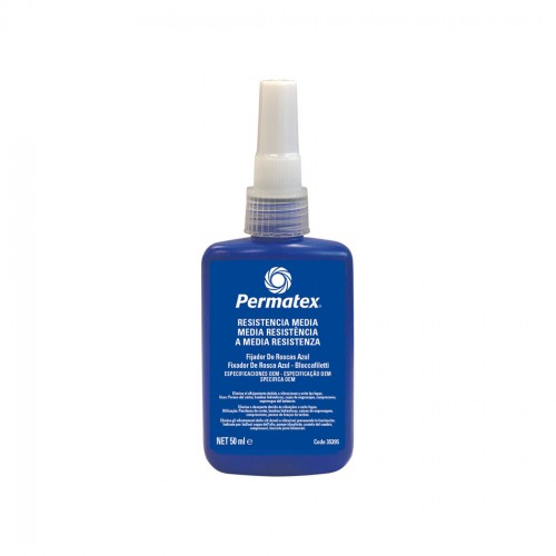 Medium Strength Threadlocker Blue 50 ml Líquido - Azul. Plástico