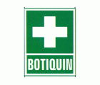 PLACA SEÑAL DE PLÁSTICO 210x300mm BOTIQUIN