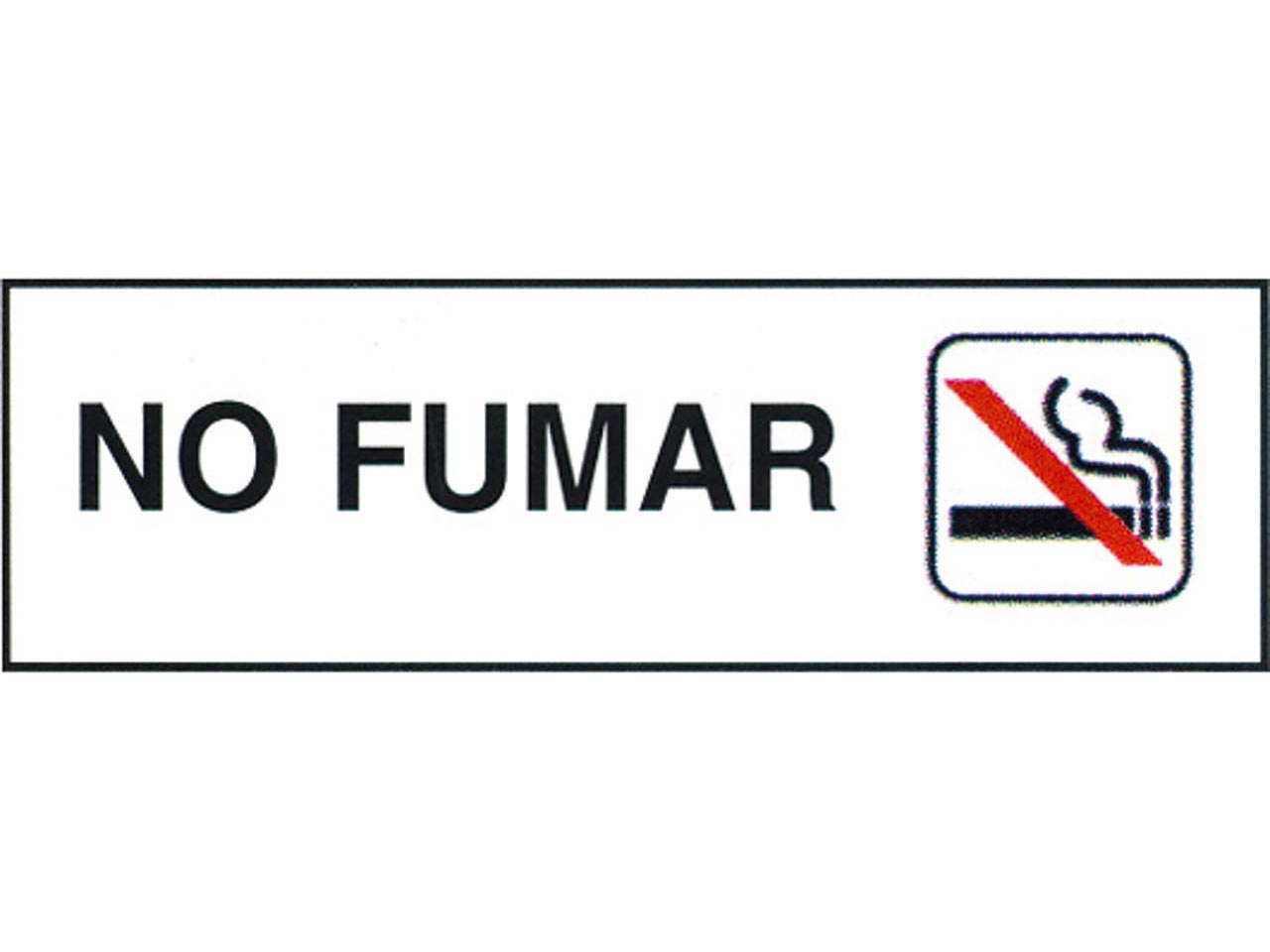 PLACA ADHESIVA PVC PICTOGRAMA NO FUMAR