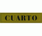 PLACA SEÑALIZACION TEXTO LATONADA 32x8cm CUARTO