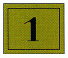 PLACA SEÑALIZACION NUMERO LATONADA 10x10cm