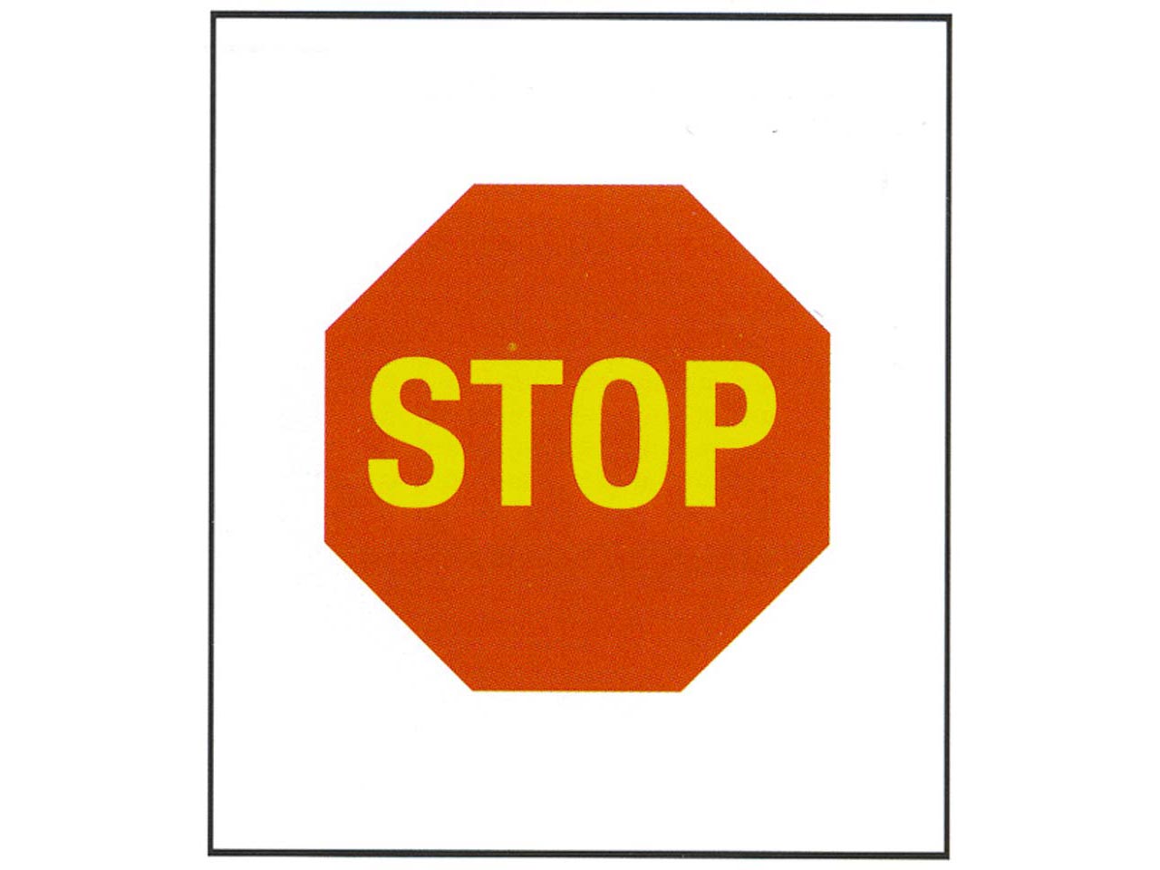 BOLSA PLASTICO SEÑALIZACIÓN STOP 65x65cm