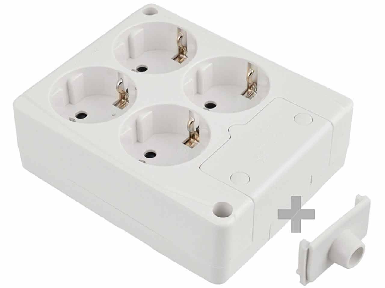 BASE 4 TOMAS SOLERA PARALELO CON TT LATERAL SIN CABLE