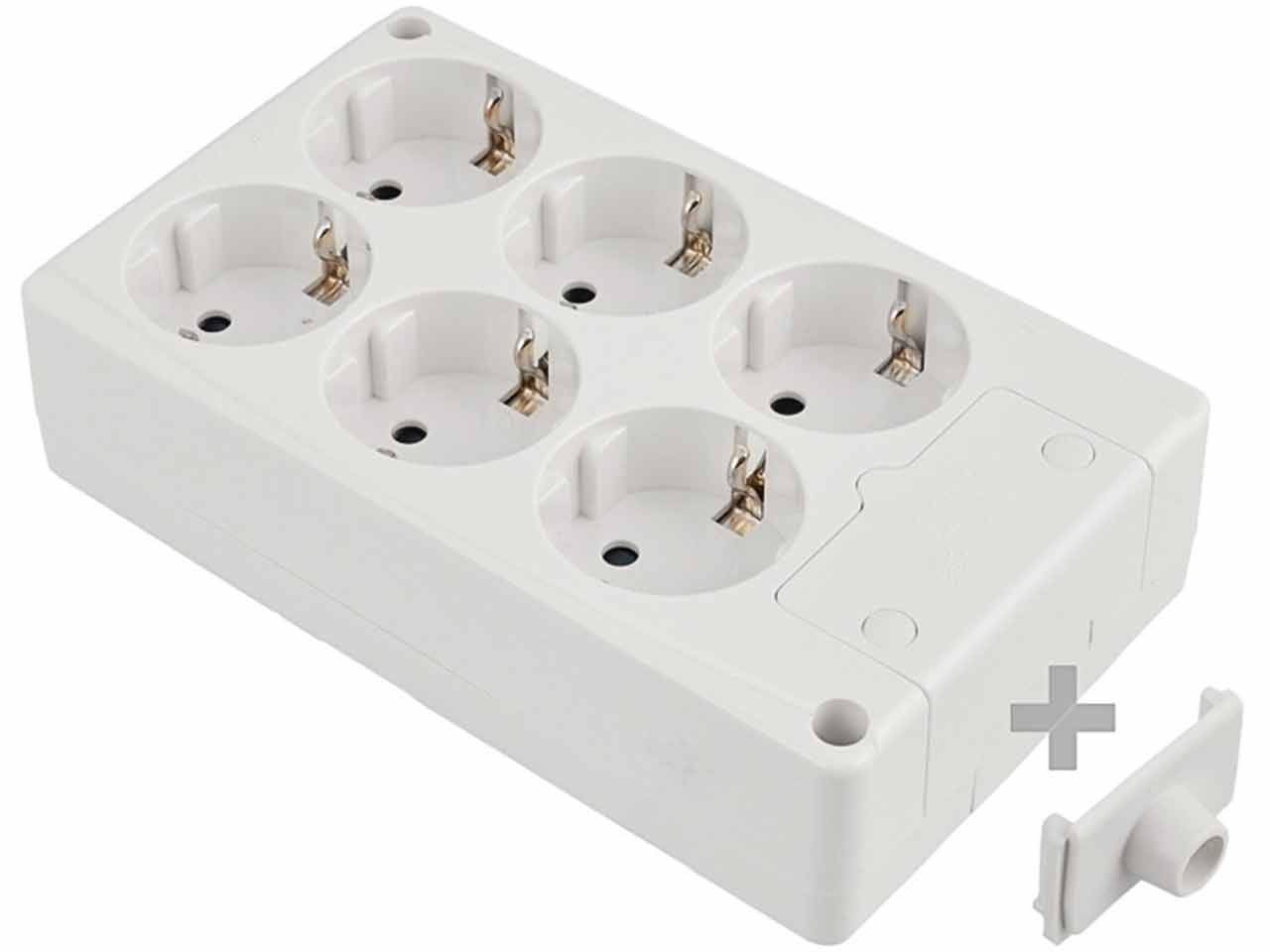 BASE 6 TOMAS SOLERA PARALELO CON TT LATERAL SIN CABLE