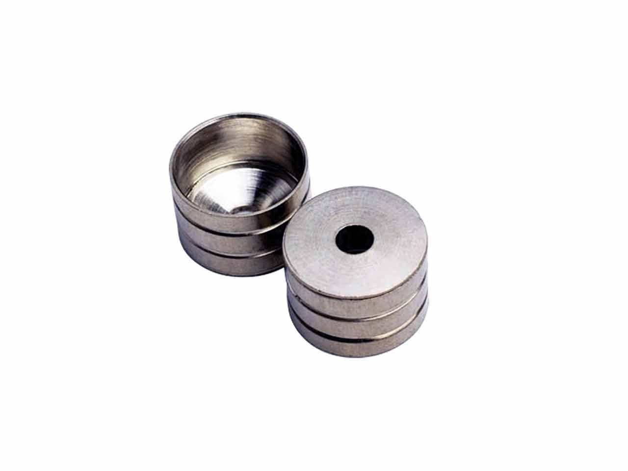 SOPORTE TUBO CIRCULAR ARMARIO NIQUELADO