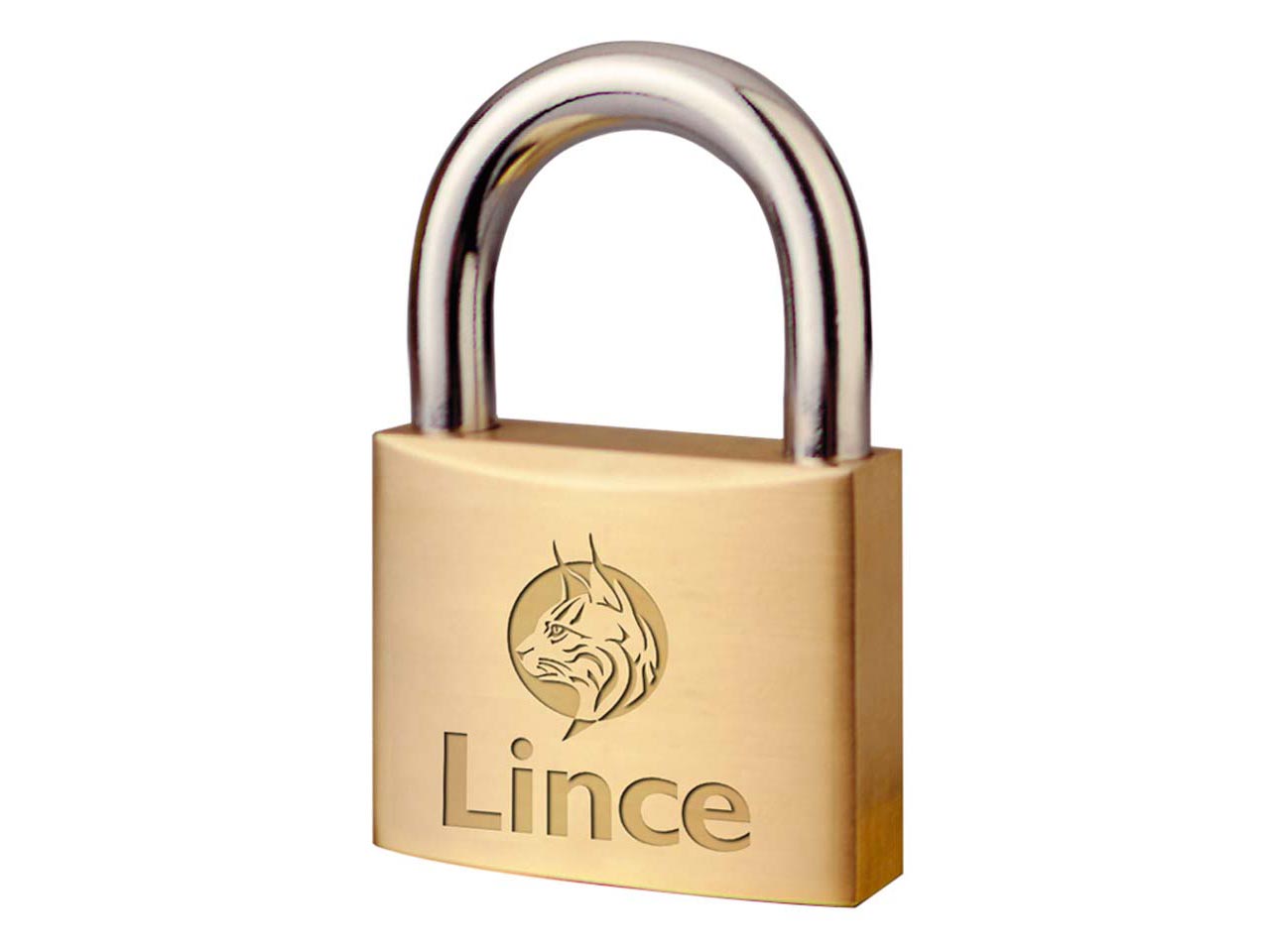 CANDADO LATON LINCE ARCO CORTO 300