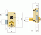 CERRADURA SOBREPONER LINCE 5056B 60 IZQUIERDA