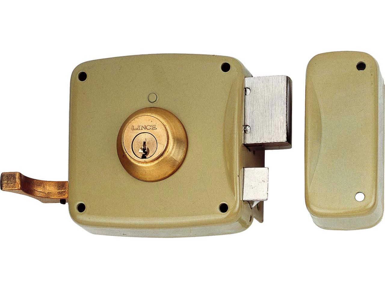 CERRADURA SOBREPONER CON PICAPORTE LINCE 5125A