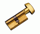 CILINDRO SEGURIDAD LINCE C2 CON POMO LATÓN R 15mm