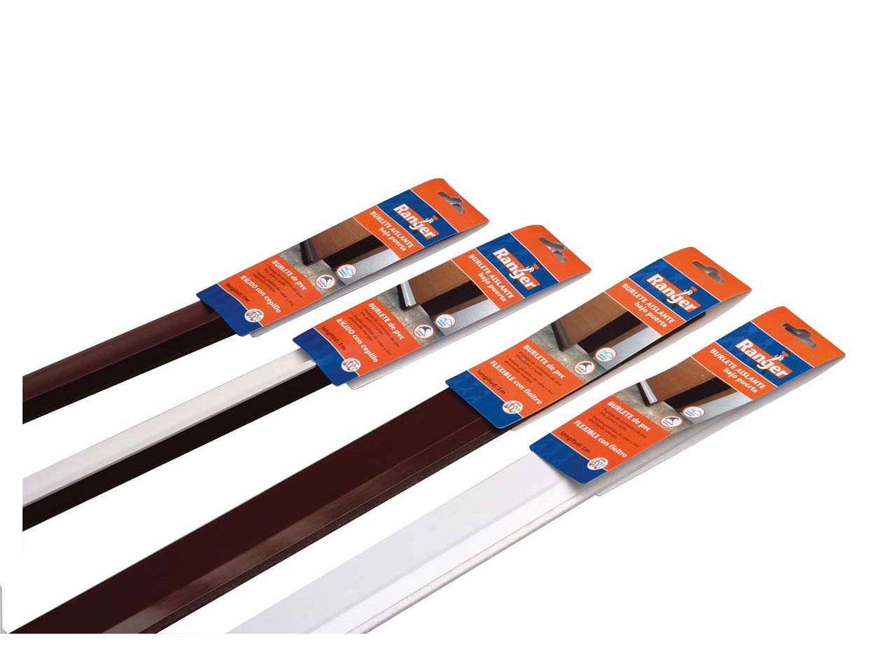 BURLETE AISLAMIENTO RIGIDO BAJO PUERTA 1m