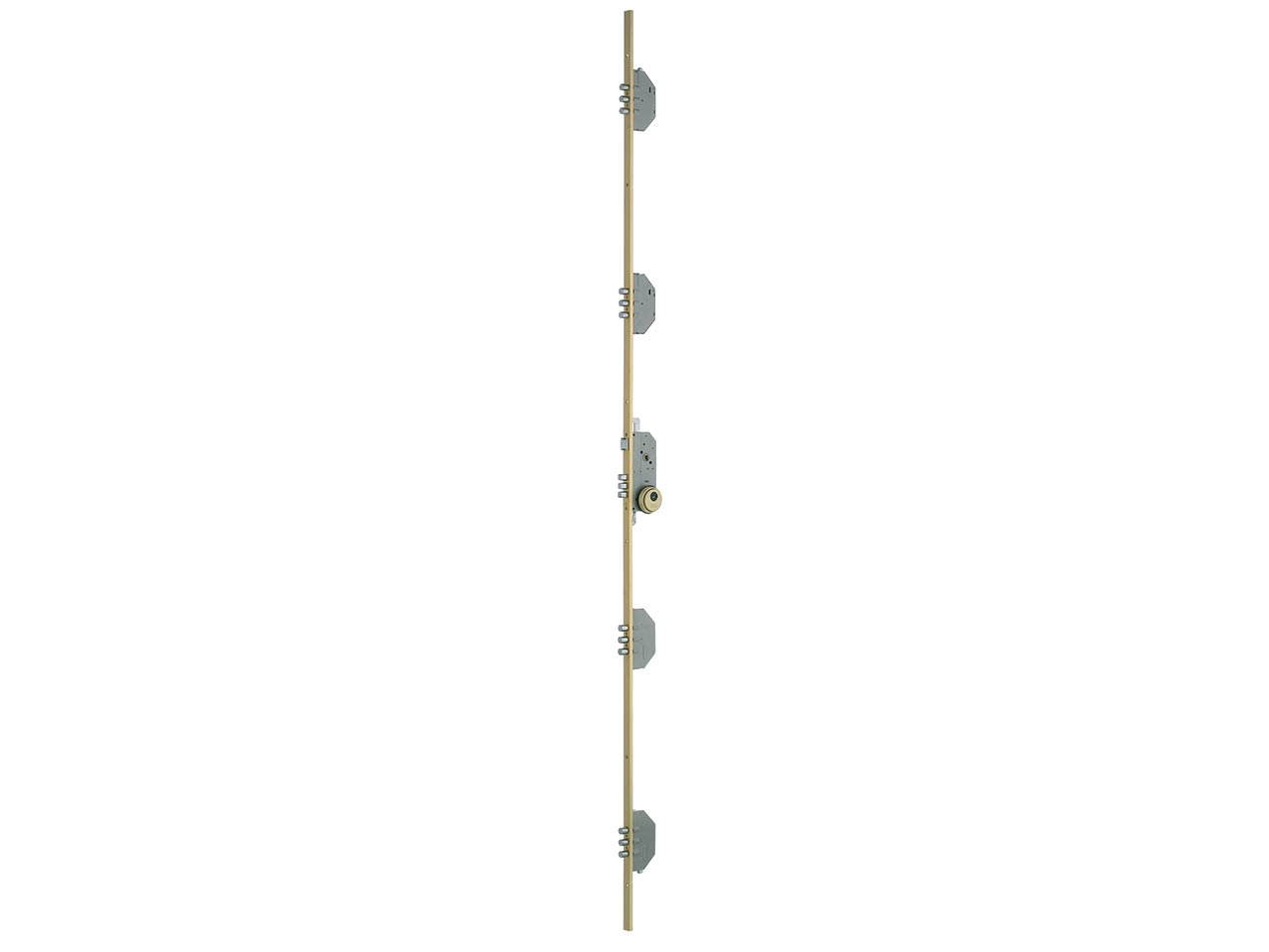 CERRADURA SEGUIRIDAD EMBUTIR MADERA CON CILIDRO 5 PUNTOS MCM 701-5
