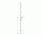 CERRADURA SEGUIRIDAD EMBUTIR MADERA CON CILIDRO 5 PUNTOS MCM 1801-5 65mm