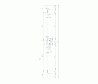 CERRADURA SEGUIRIDAD EMBUTIR MADERA SISTEMA GORJAS 3 PUNTOS MCM 808-3 60mm