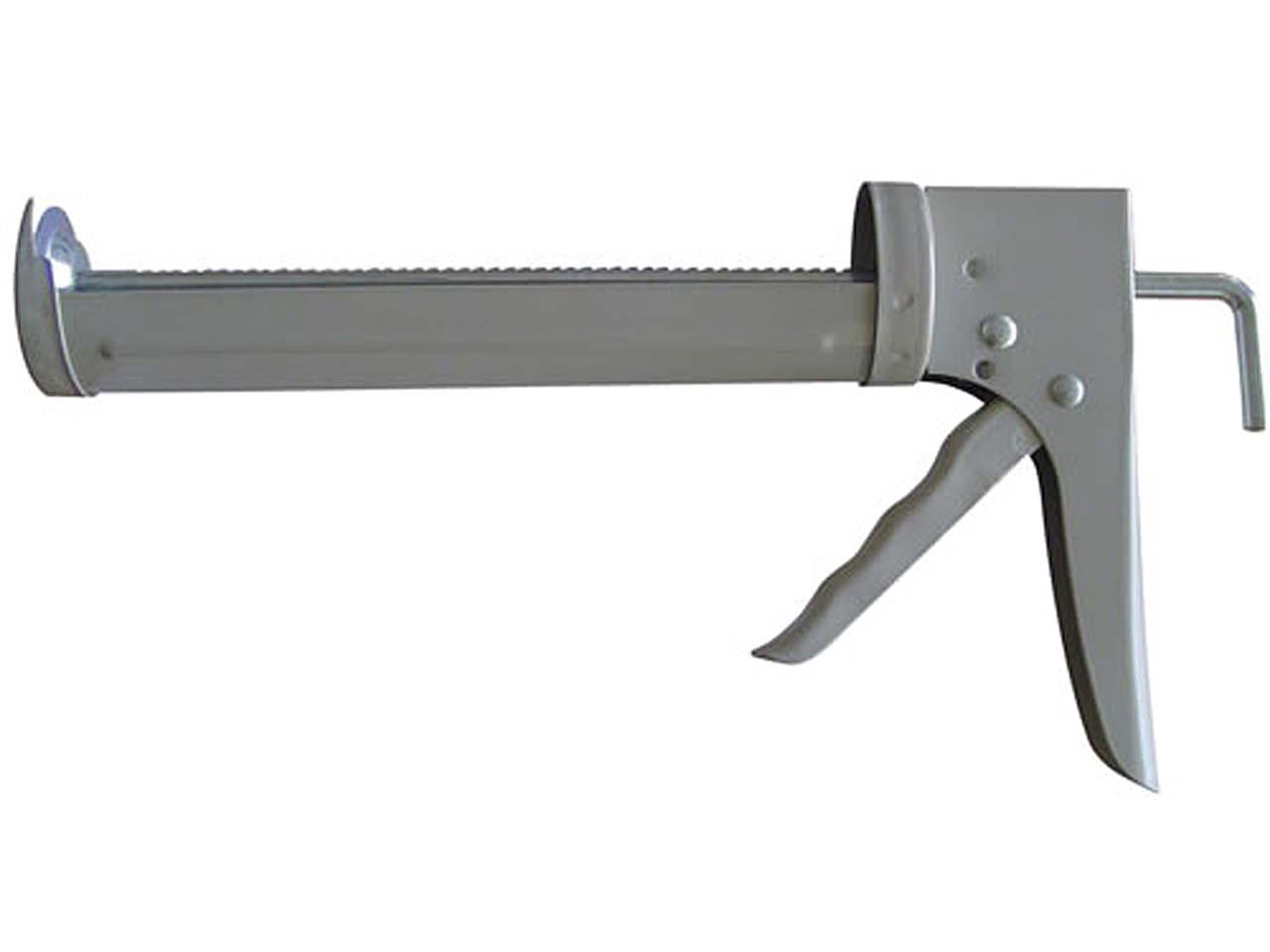 PISTOLA PARA TUBO SILICONA CREMALLERA REFORZADA