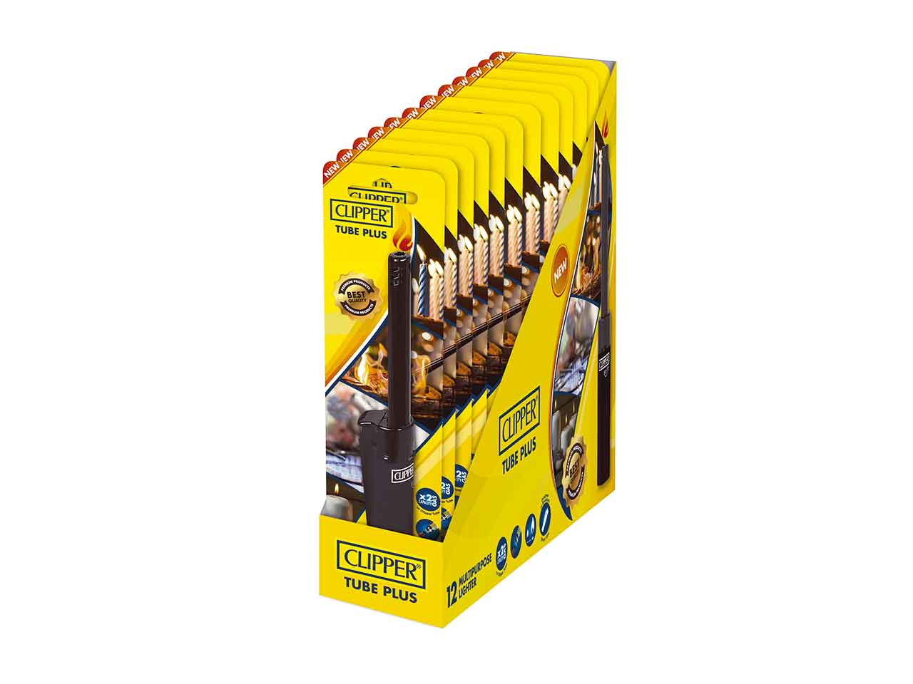 EXPOSITOR ENCENDEDOR CLIPPER TUBE SOFT PLUS (12unid.)