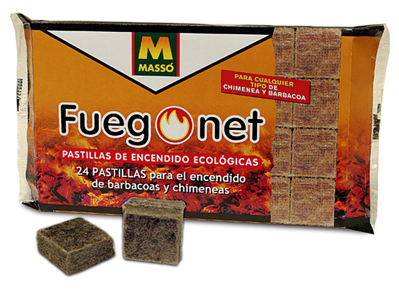 PASTILLAS ECOLOGICAS FUEGO NET 24uds