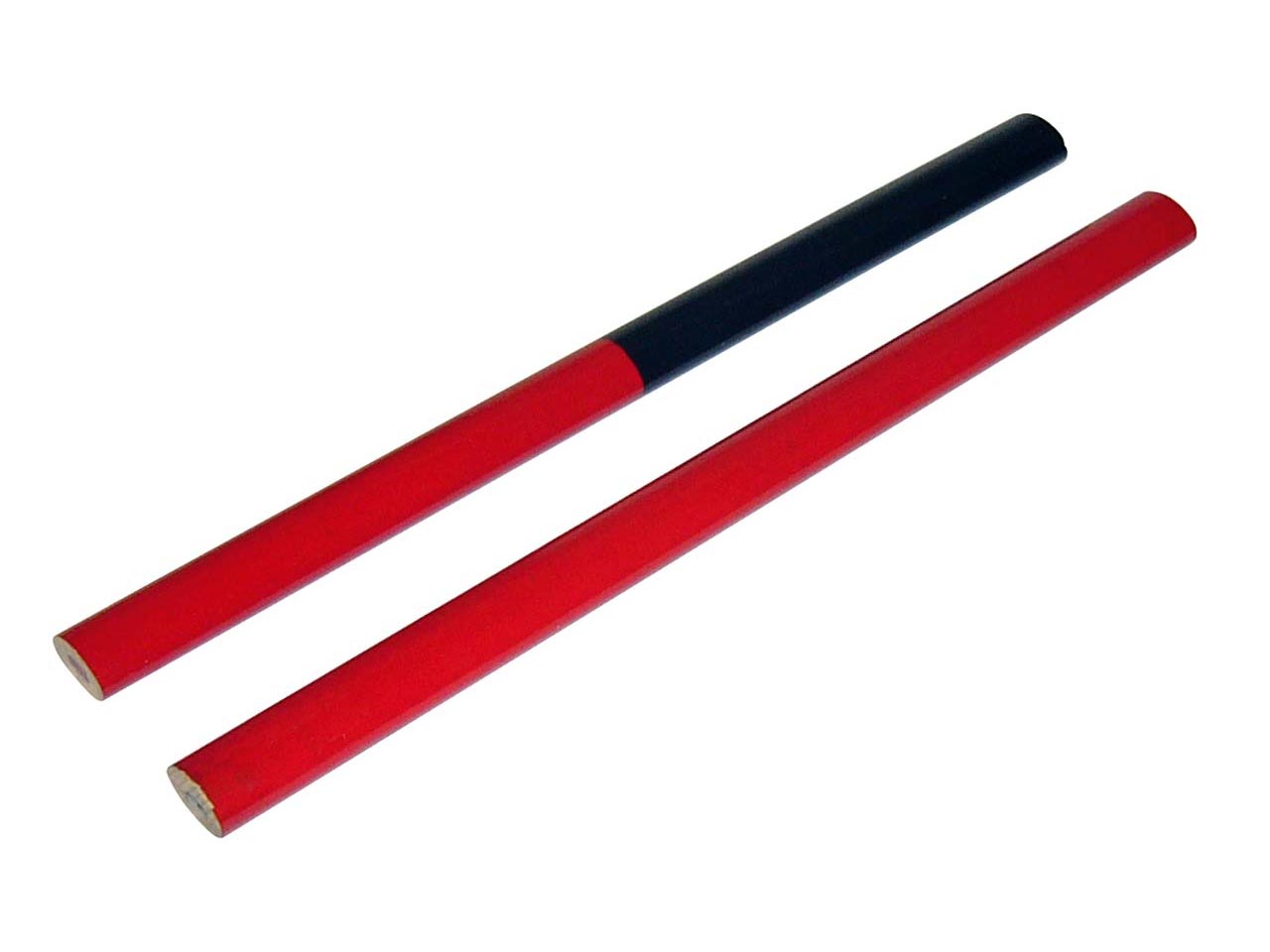 LÁPIZ CARPINTERO BARNIZADO ROJO 18cm