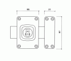 CERROJO TESA SEGURIDAD 2110 T60 ESMALTADO
