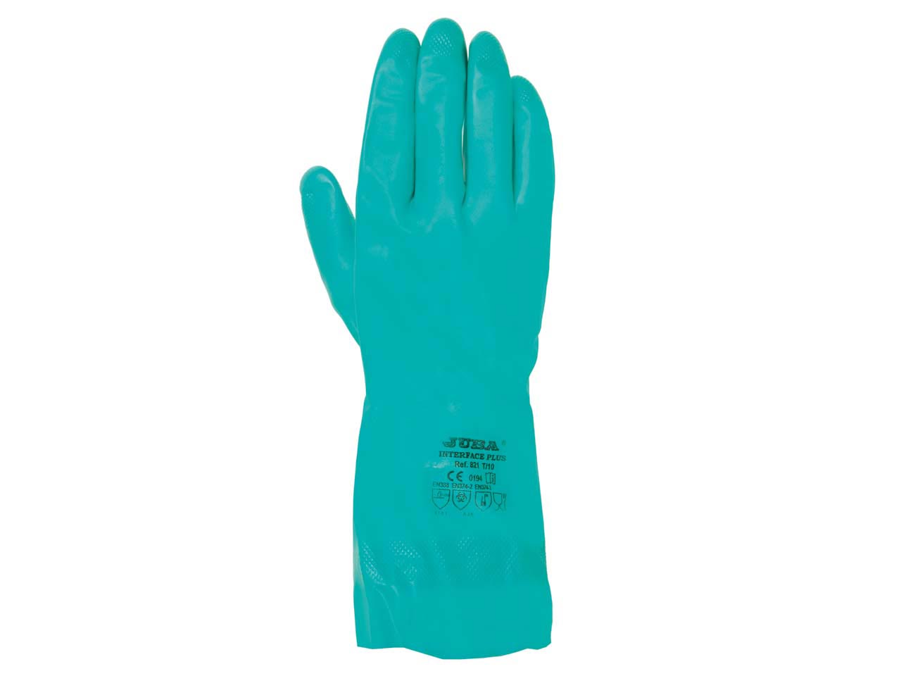 GUANTE NITRILO FLOCADO VERDE