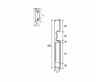 ABREPUERTAS ELECTRICO DORCAS SERIE 45 SIMETRICO LARGO NF/MG 4532005/M