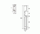 ABREPUERTAS ELECTRICO DORCAS SERIE 41 LARGO PERFIL EUROPEO NF/LX 22 4199012 LBX
