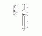 ABREPUERTAS ELECTRICO DORCAS SERIE 54 LARGO NF/MG 5432005/M