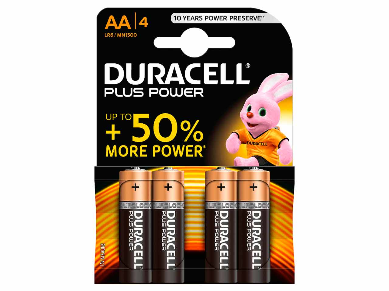 PILA ALCALINA DURACELL LR6 (4 unds)
