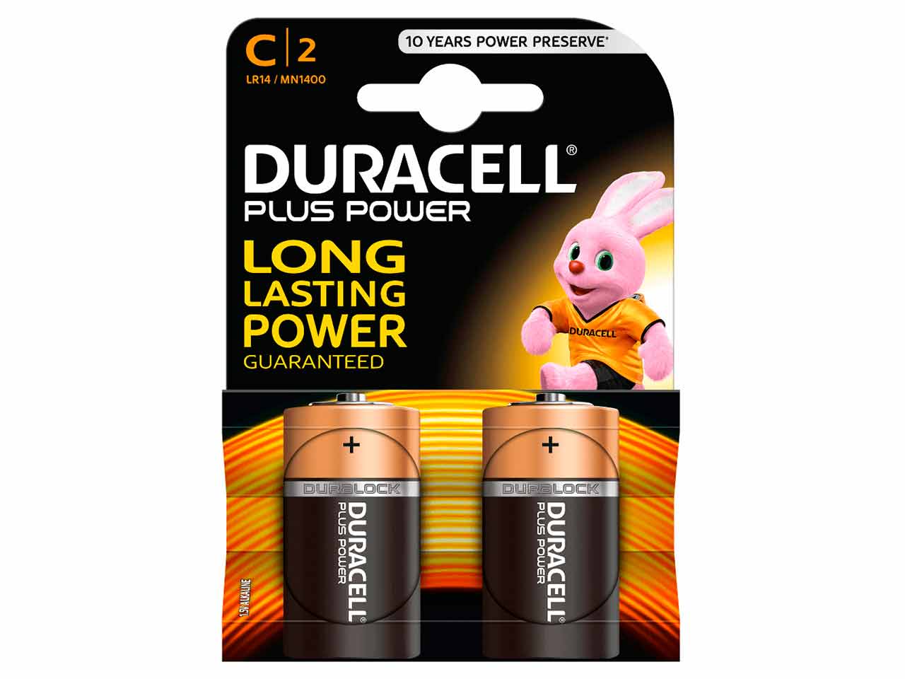 PILA ALCALINA DURACELL LR14 (2 unds)