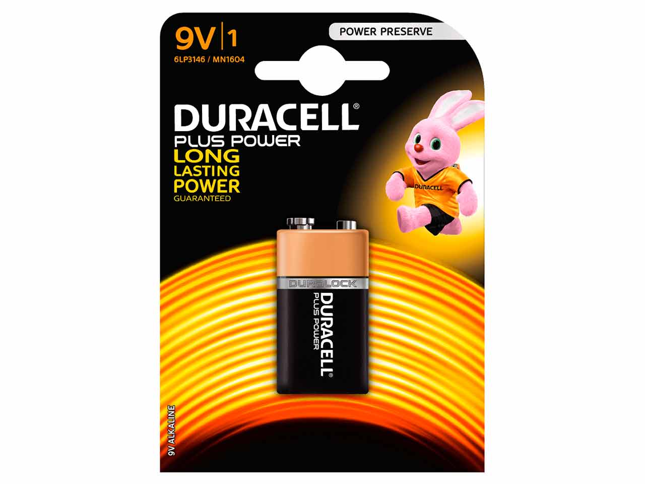 PILA ALCALINA DURACELL 6LR61 (1 unds)
