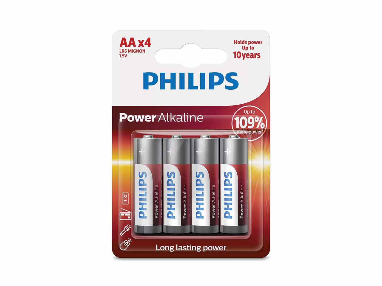 PILA ALCALINA PHILIPS POWERLINE LR6 (4 unds)