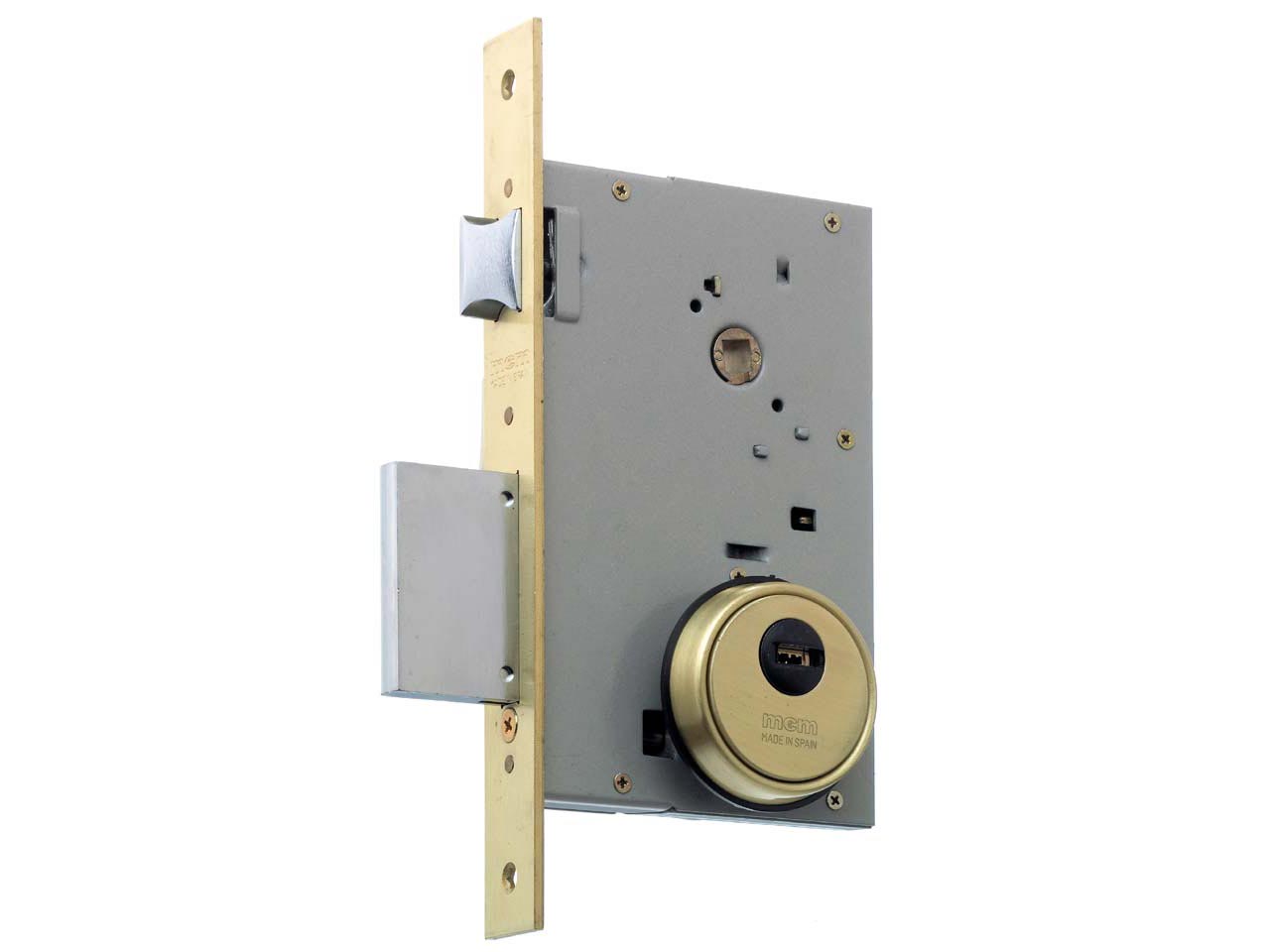 CERRADURA SEGUIRIDAD EMBUTIR MADERA CON CILIDRO MCM 1801