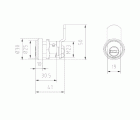 CILINDRO TECON TC6 SBBU M23 BUZON PREMONTADO
